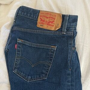 Levi's Men's Dark Blue Straight Jeans 34x38